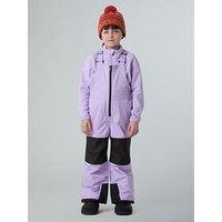 The North Face Kids Freedom Insulated Ski Bib Trousers- Purple