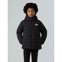 The North Face Girls Reversible Perrito Hooded Jacket - Black