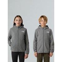 The North Face Teen Glacier Full Zip Hoodie - Grey