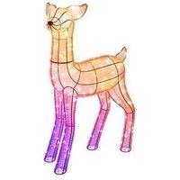 Twinkly Reindeers Doe 200 Smart Rgb + Warm White Leds, Ip44 For Outdoor Lighting Decoration