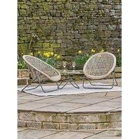 Pacific Lifestyle Tobs Outdoor Grey Foldable Loungers Set