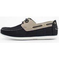 Barbour Wake Boat Shoes - Navy