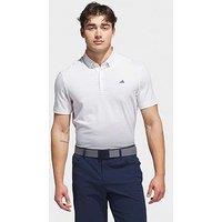 Adidas Mens Golf Go To Performance Polo - White