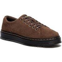Dr Martens Dr Brookline 6 Eye 6 Eye Bronx Suede Lace Up Shoe - Dark Brown