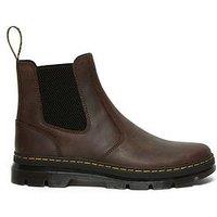 Dr Martens Embury Crazy Horse Leather Casual Boots - Dark Brown