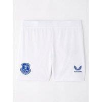 Castore Everton Junior 25/26 Home Shorts - White
