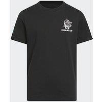 Adidas Junior Golf Graphic Tee - Black