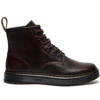Dr Martens Dr Brookline Chukka 6 Eye Crazy Horse Boot - Dark Brown