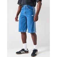 Adidas Originals Mens Firebird Adicolor Denim Shorts - Denim
