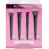 Brushworks Buff And Blend Face Makeup Brush Set
