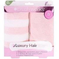 Brushworks Luxury Hair Towel Wrap Duo