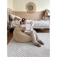 Rucomfy Teddy Fleece Kids Slouchbag Beanbag