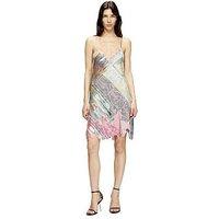 Diesel D-Aria Printed Slip Mini Dress - Multi