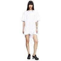 Diesel D-Eivor Wrap T-Shirt Dress - White