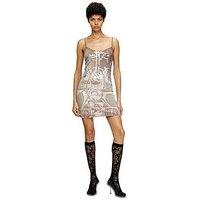 Diesel D-Longy Printed Slip Mini Dress