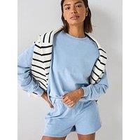 V By Very Washed Sweatshirt - Blue
