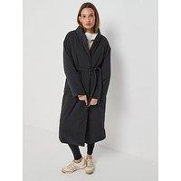 Only Onllara Plain Long Coat - Black