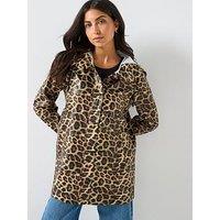 Only Marie Ellen Print Raincoat - Leopard Print