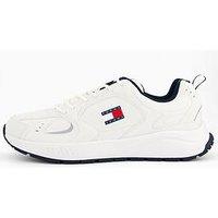Tommy Jeans Tjm Runner Leather Trainers - Off White