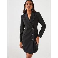Jdy Jdyjanet L/S Blazer Dress Tlr - Black