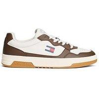 Tommy Jeans Tjm Cupsole Leather Essential Trainers - White