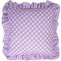 Rucomfy Frilled Gingham Cushion