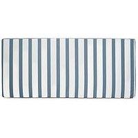 Rucomfy 2 Seater Indoor/Outdoor Striped Double Bench Seatpad - Foam Filled
