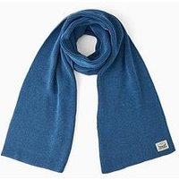Levi'S Backpatch Knitted Scarf - Blue