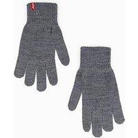 Levi'S Regular Touch Screen Knitted Gloves - Grey
