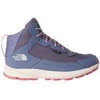 The North Face Youth Fastpack Hiker Mid Waterproof Boots - Likac Peak/Twilight - Purple