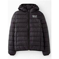Ea7 Emporio Armani Boys Train Core Id Light Down Jacket - Black