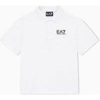 Ea7 Emporio Armani Boys Train Core Id Short Sleeve Polo Shirt - White