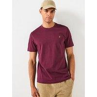 Farah Danny Regular Fit T-Shirt - Burgundy