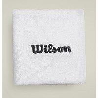 Wilson Unisex Tennis Terry Logo Wristband - White
