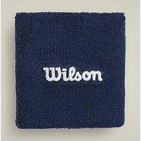 Wilson Unisex Tennis Terry Logo Wristband - Navy