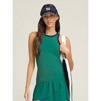 Wilson Womens Tennis Fieldhouse Tank Lite - Green
