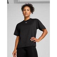 Puma Womens Training Essential Relaxed T-Shirt - Black