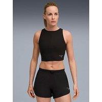 Puma Womens X Hyrox Rib Crop Tank - Black