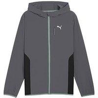 Puma Mens Training Flex Stretch Woven Jacket - Grey