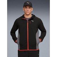 Puma Mens Training Flex Stretch Woven Jacket - Black