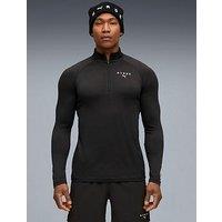 Puma Mens Puma X Hyrox 1/4 Zip - Black