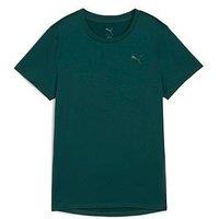 Puma Womens Training Essential Crew T-Shirt - Green