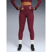 Puma Womens Training Shapeluxe 7/8 Tights - Burgundy