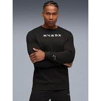 Puma Mens Puma X Hyrox Heavyweight Crewneck - Black
