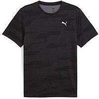 Puma Mens Training Flex Jacquard T-Shirt - Black