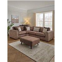 Very Home Amara Lh Double Arm Corner W Footstool