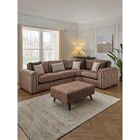 Very Home Amara Rh Double Arm Corner W Footstool