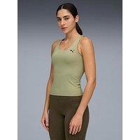 Puma Womens Training Essential 2 In 1 Tank - Green