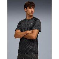 Puma Mens Running Velocity Printed T-Shirt - Black