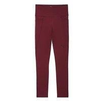Puma Womens Training Essential High Waist 7/8 Tights - Burgundy